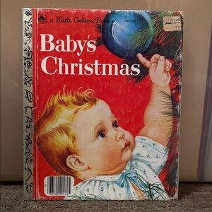 Vintage 1959 Classic Children's Book Baby's Christmas a Little Golden Hardcover